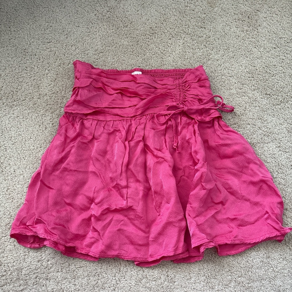 Aerie Vibrant Pink Mini Skirt